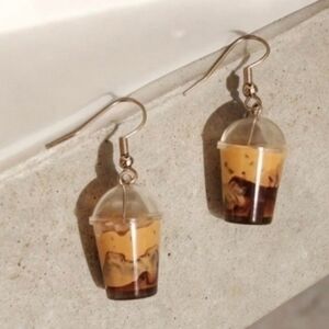 NEW Women's Coffee Themed‎ Fashion Earrings